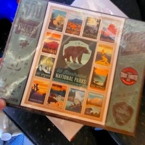 brand new never opened In box 500 piece 60 illustrated national Parks puzzle